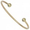 BN0024 9ct Yellow Gold 2.5mm Solid Torque Bangle £559