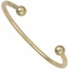 BN0026 H 9ct Yellow Gold 3.5mm Solid Torque Bangle £1,199