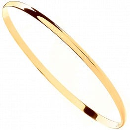 9ct gold on sale bangle womens