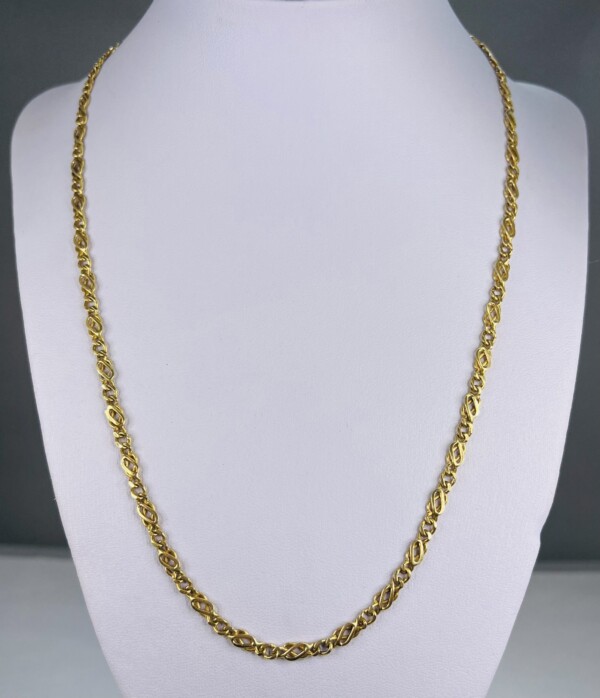 Second Hand 18ct Yellow Gold Fancy 20" Chain