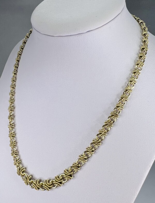 Second Hand 14ct Yellow Gold 18" Fancy Chain - Image 4