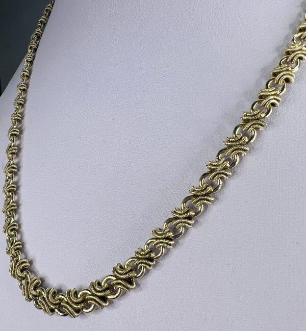 Second Hand 14ct Yellow Gold 18" Fancy Chain - Image 5
