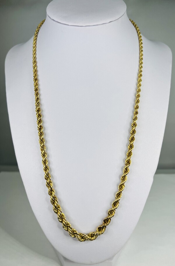 Second Hand 14ct 20" Graduated Rope Chain