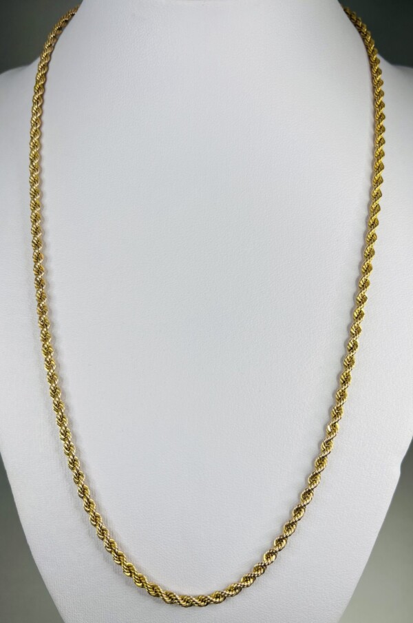 Secondhand 9ct Yellow Gold 20" Rope Chain