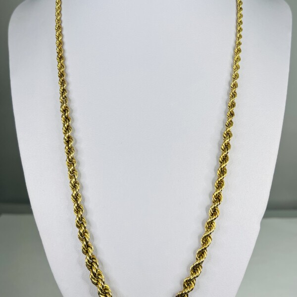 Second Hand 14ct 20 Graduated Rope Chain