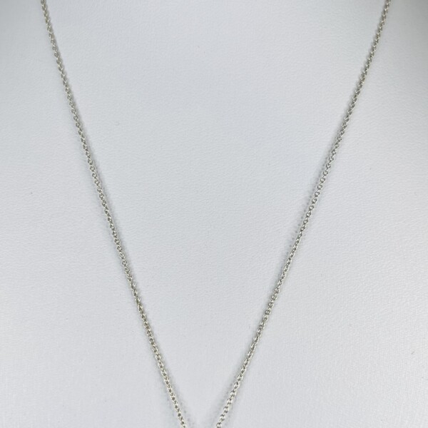 Second Hand 18ct White Rose Gold Diamond pendant