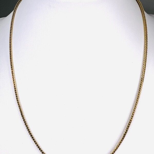 Second Hand 9ct Yellow Gold 16 Foxtail Chain 3