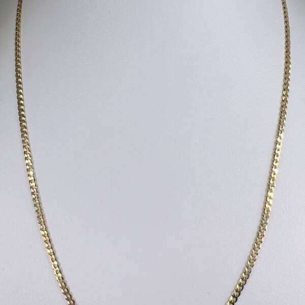 Second Hand 9ct Yellow Gold 18 Curb Chain