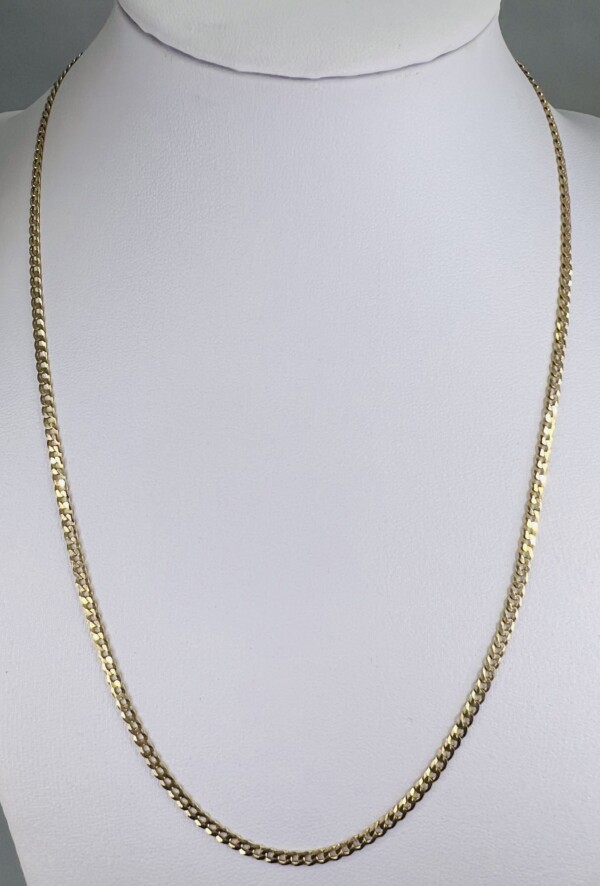 Second Hand 9ct Yellow Gold 18 Curb Chain