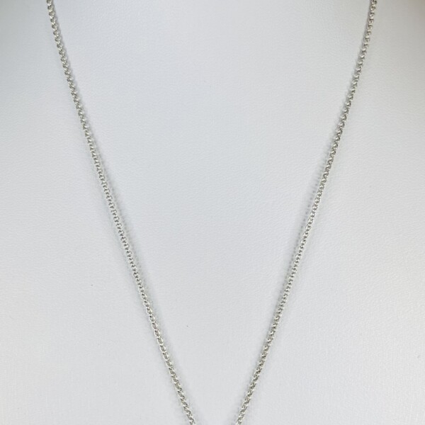 Chopard 18ct White Gold Happy Diamonds 17″ Necklace – Second Hand