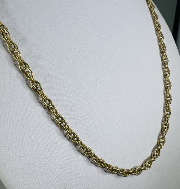 Second Hand 9ct Yellow Gold 19″ Prince Of Wales Chain - Image 5